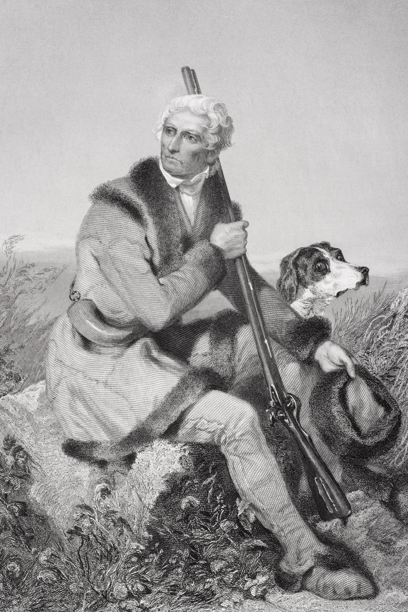 Portrett av Daniel Boone (1734-1820) av Alonzo Chappel