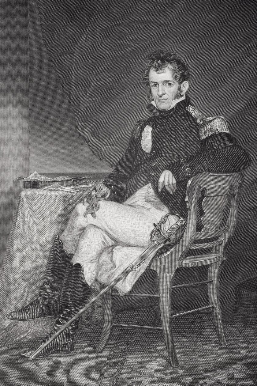 Portrett av David Porter (1780-1843) av Alonzo Chappel