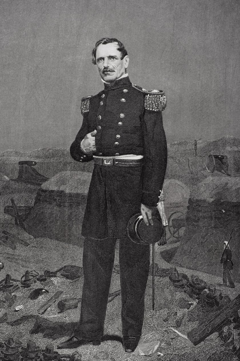Portrett av general James Shield av Alonzo Chappel