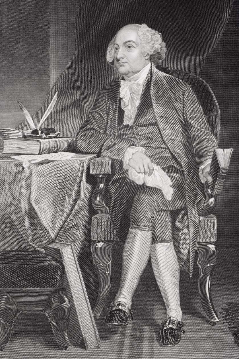 Portrett av John Adams (1735-1826) av Alonzo Chappel