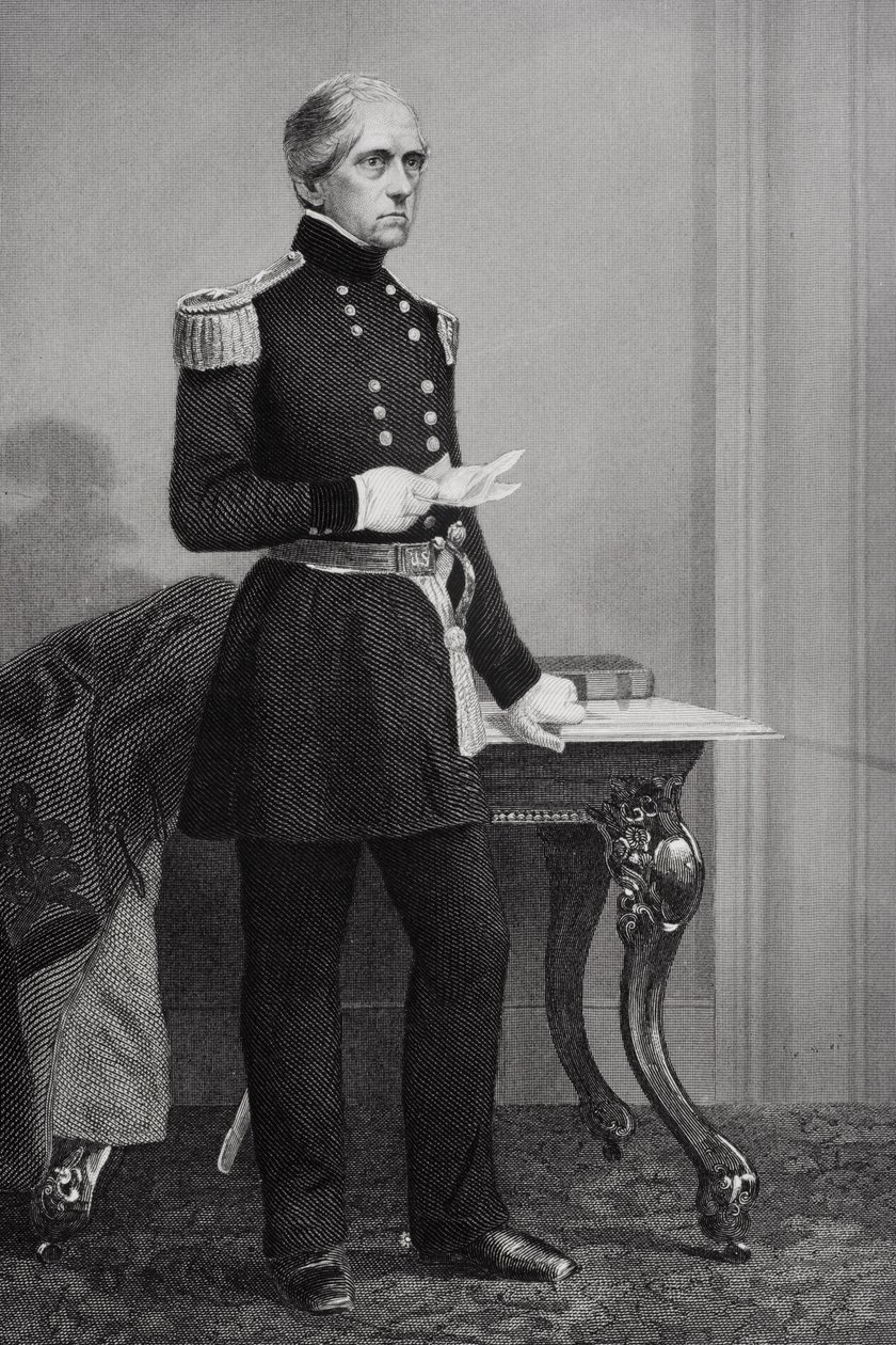 Portrett av John Ellis Wool (1784-1869) av Alonzo Chappel