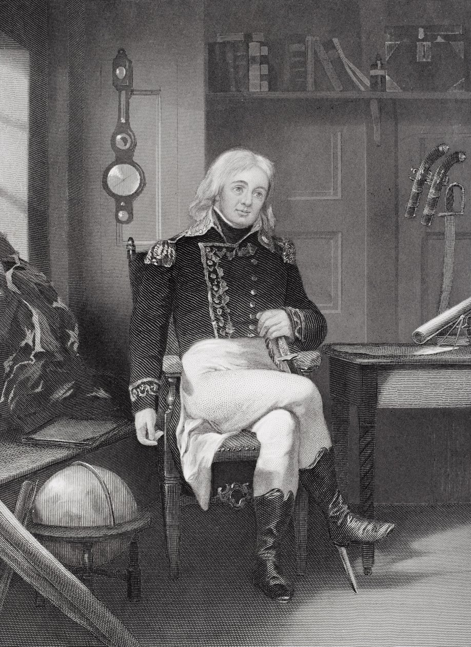 Portrett av Joshua Barney (1759-1818) av Alonzo Chappel