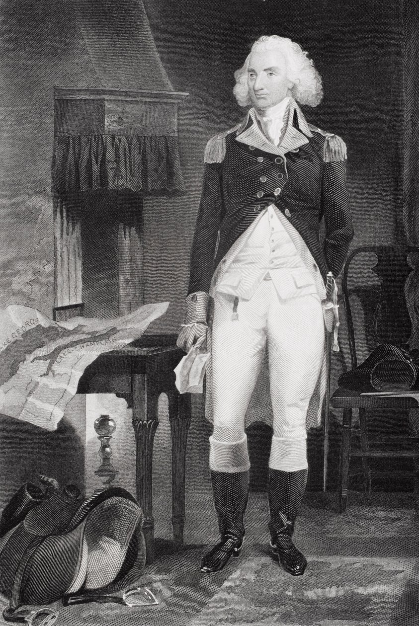 Portrett av Philip Schuyler av Alonzo Chappel