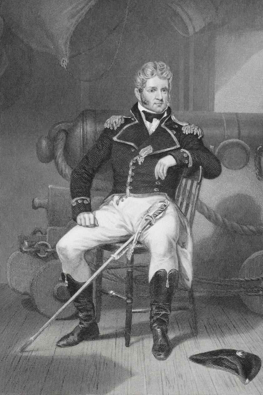 Portrett av Thomas Macdonough (1783-1825) av Alonzo Chappel