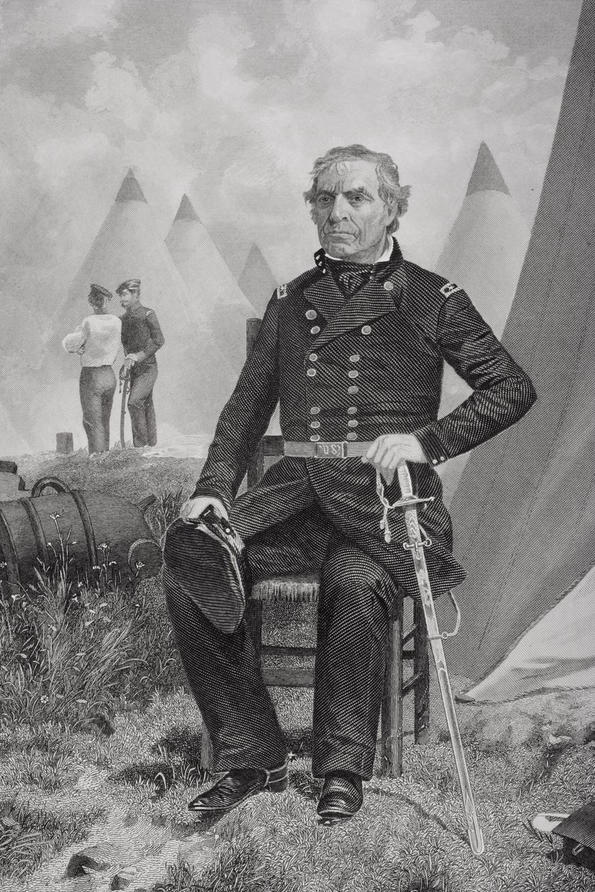 Portrett av Zachary Taylor av Alonzo Chappel