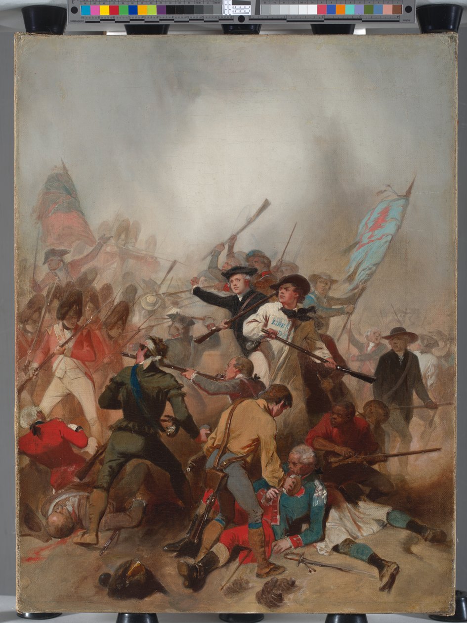 Slaget ved Bunker Hill, 17. juni 1775, 1859 av Alonzo Chappel