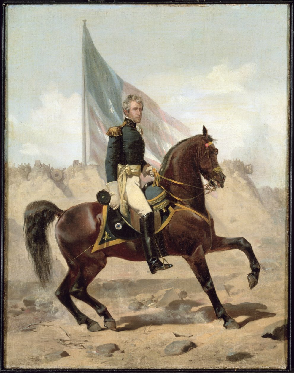General Andrew Jackson i slaget ved New Orleans av Alonzo Chappel