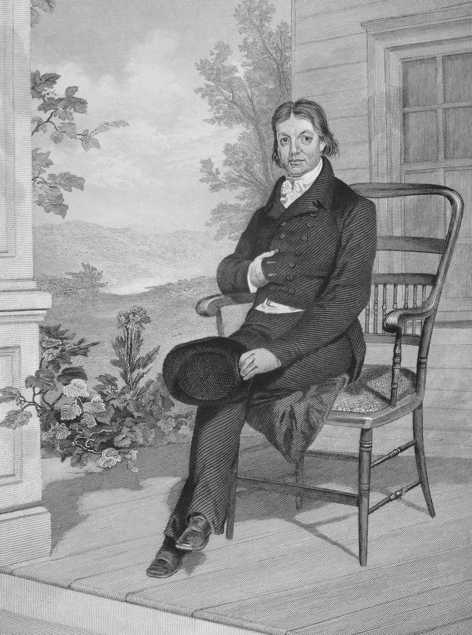John Randolph (1773-1833) (litho) av Alonzo Chappel