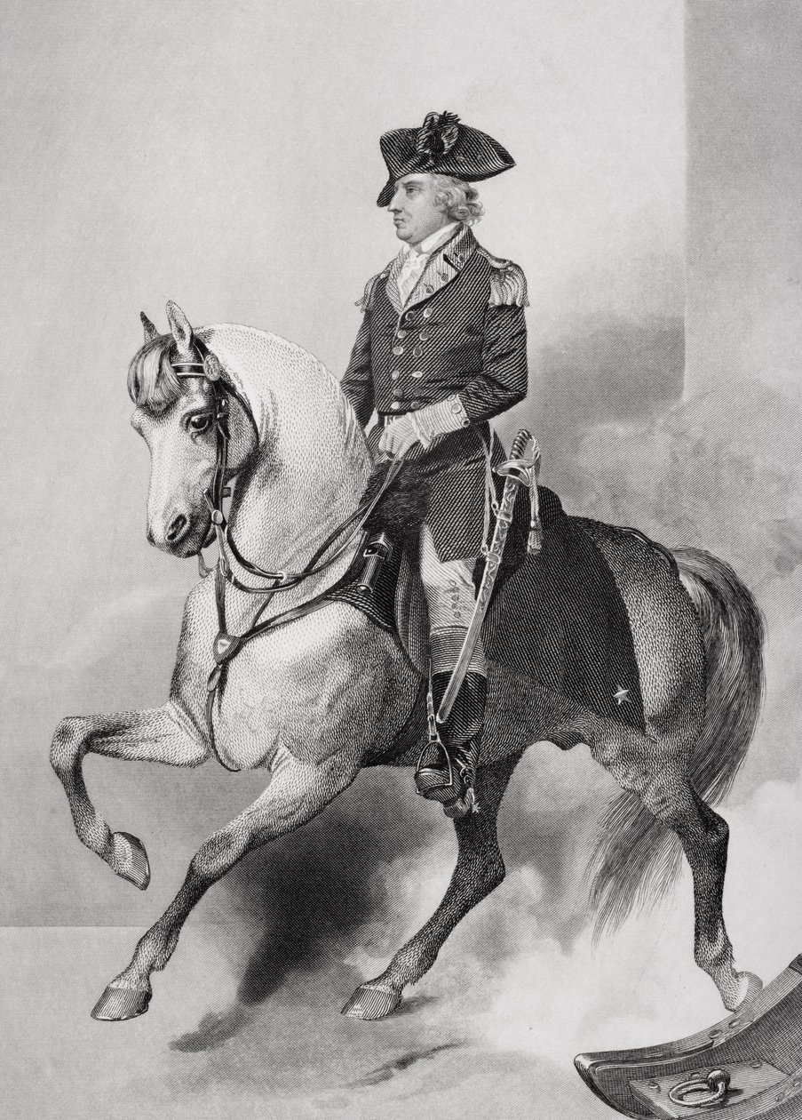 Portrett av Horatio Gates (1728–1806) (litho) av Alonzo Chappel