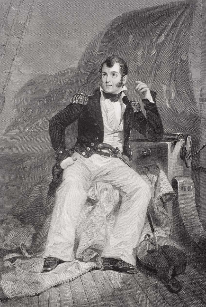 Portrett av Oliver Hazard Perry (1785-1819) av Alonzo Chappel