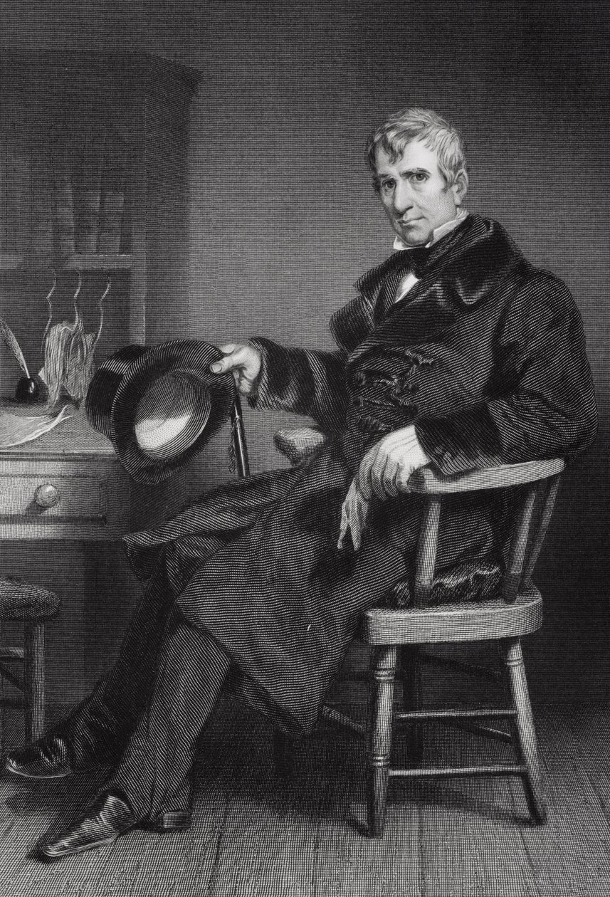 Portrett av William Henry Harrison (1773-1841) av Alonzo Chappel