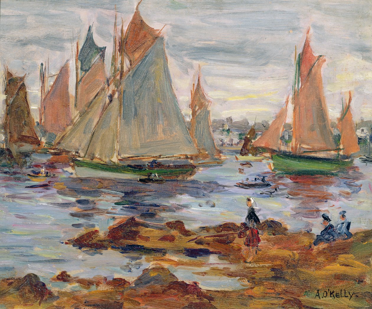 Havnen i Concarneau av Aloysius C. O