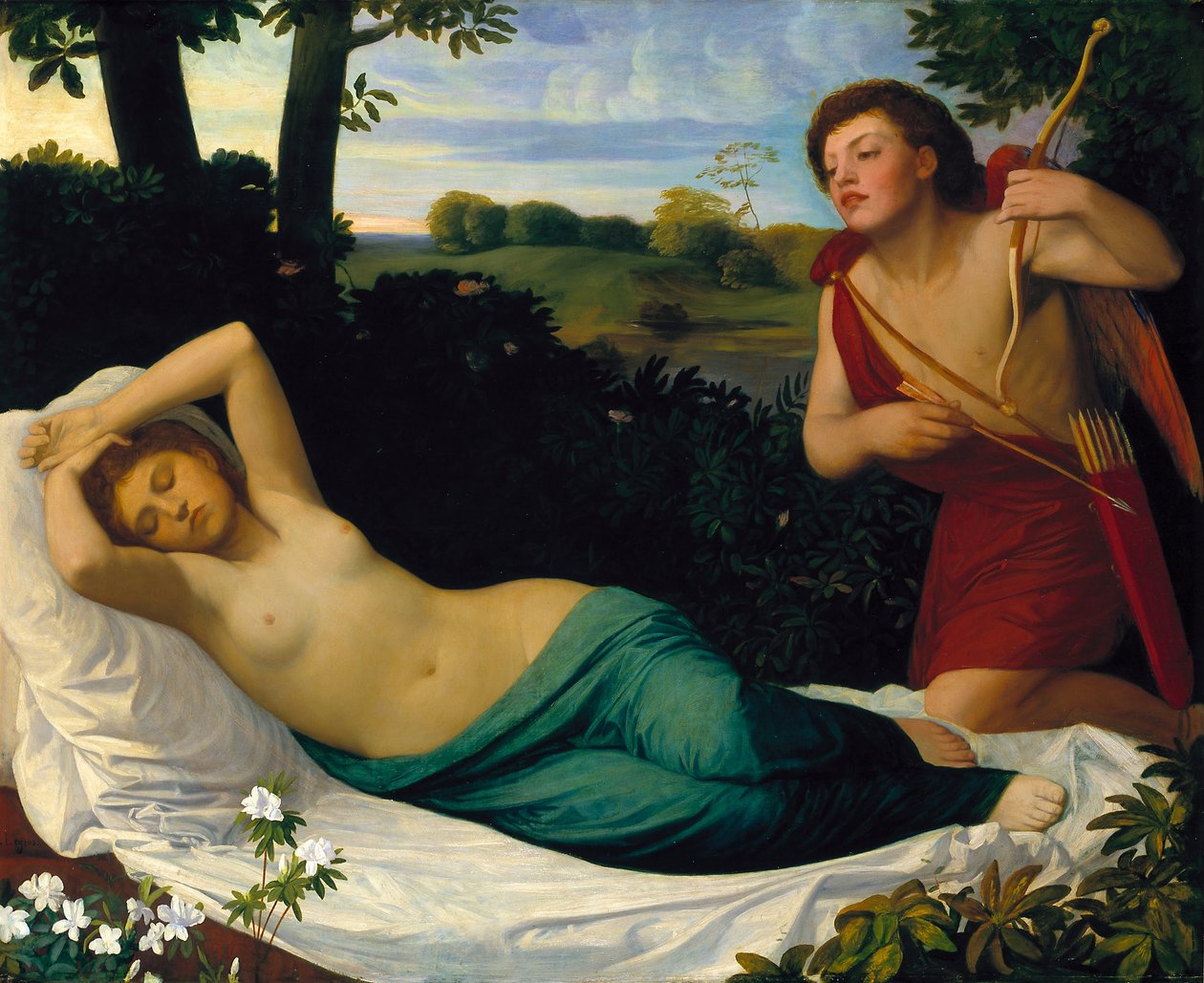 Amor og psyke av Alphonse Legros