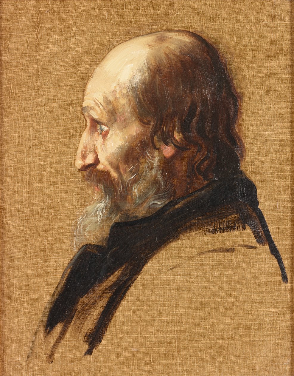 Portrett av Thomas Dixon, 1879 av Alphonse Legros