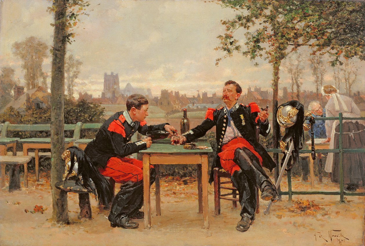 Kommandørens fest, 1875 av Alphonse Marie de Neuville