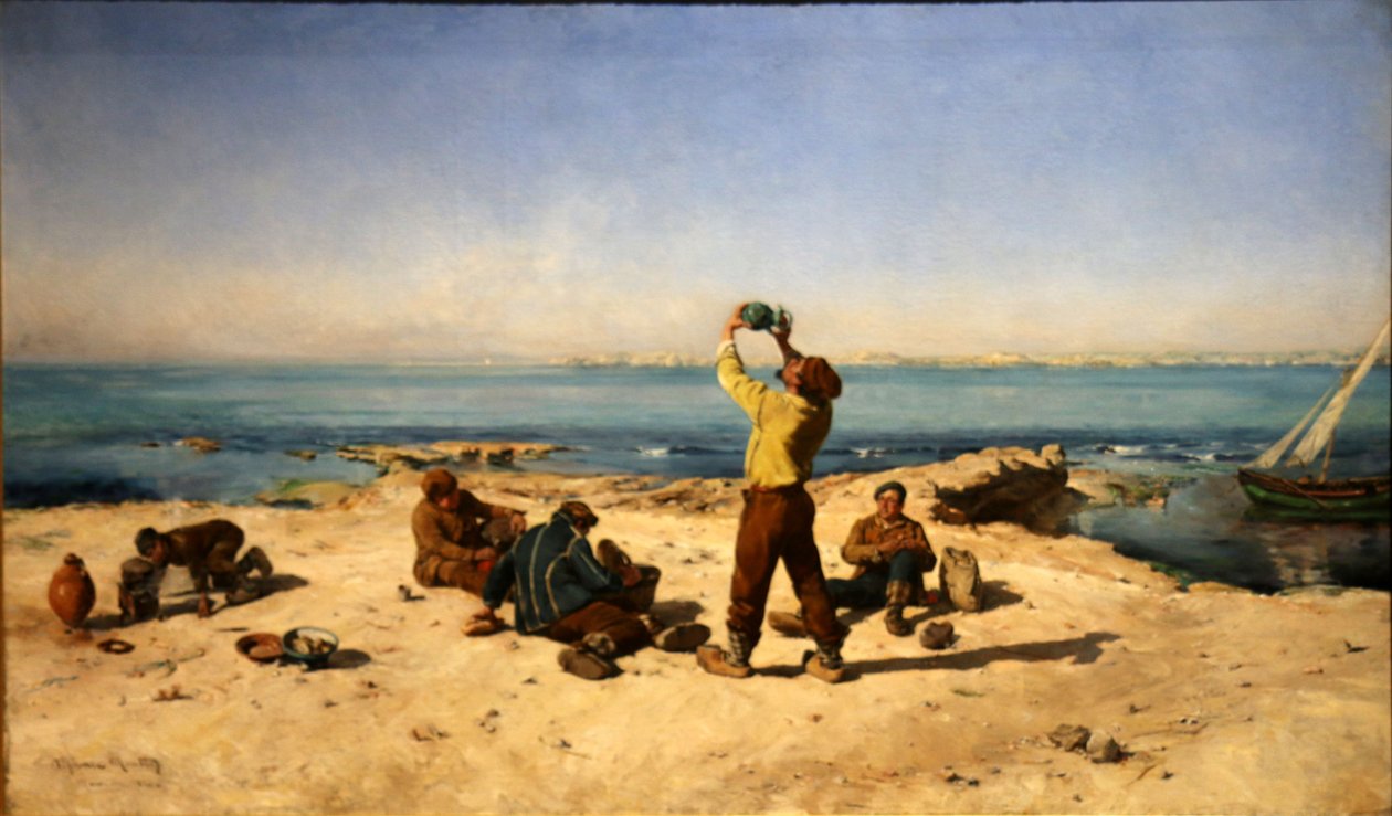 Fiskernes lunsj av Alphonse Moutte