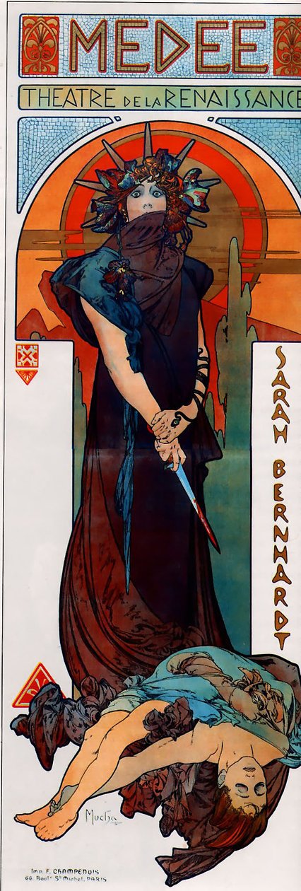 MedeanFrancais: Medeen av Alphonse Mucha