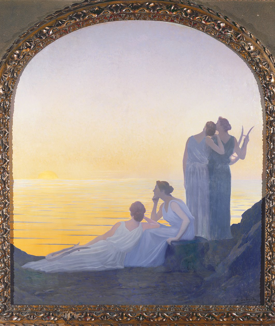 En kveld i antikken, 1908 av Alphonse Osbert