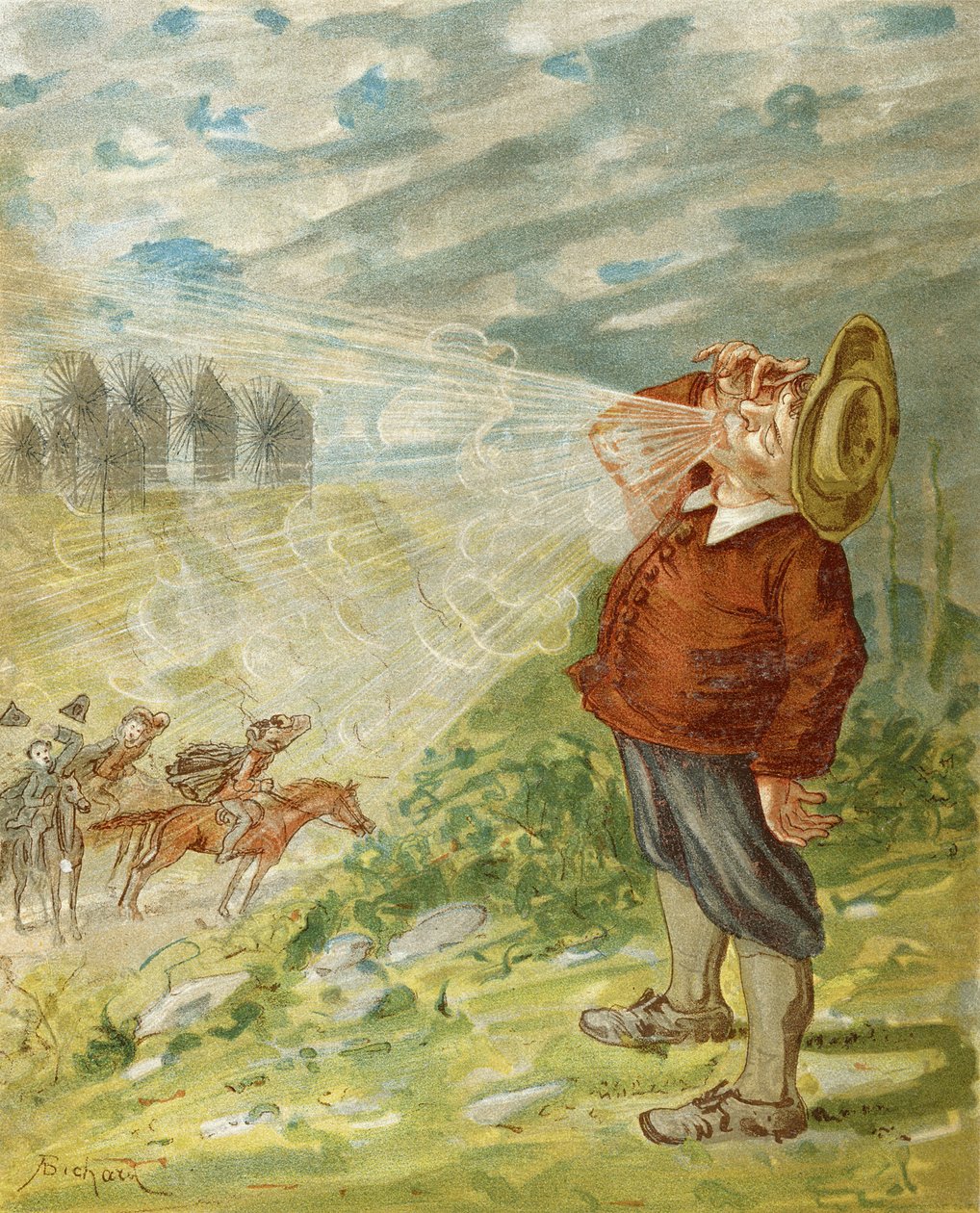 Hvordan Baron Munchausen fikk tak i The Blower, fra 