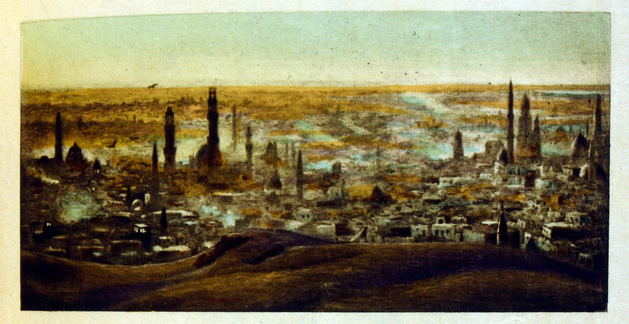 Illustrasjon av Dinet fra «Mirages» Scener fra arabisk liv. 1906. Mirages, Scenes De La Vie Arab ble illustrert av Etienne Dinet med kommentarer av Silman Ben Ibrahim Bamer. Nasreddine Dinet ble født som Alphonse-Etienne Dinet; (1861-1929) var fransk av Alphonse Etienne Dinet
