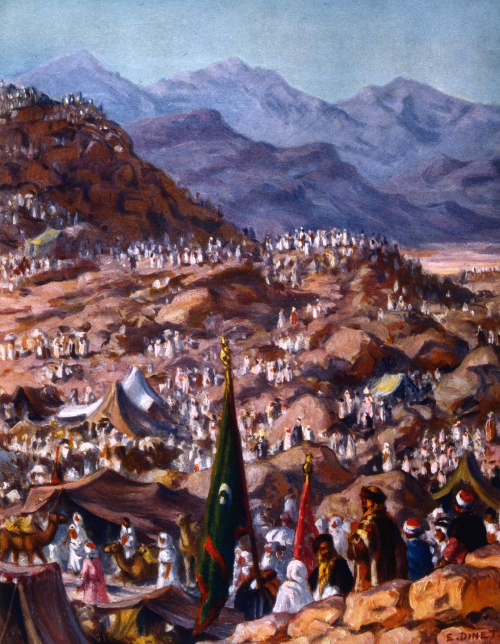 Pilegrimer, 1918 av Alphonse Etienne Dinet