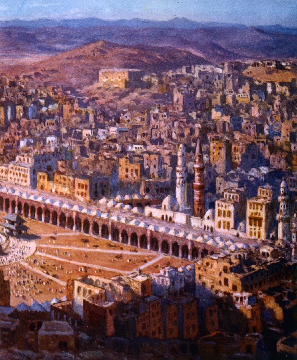 Utsikt over Mekka, 1918 av Alphonse Etienne Dinet