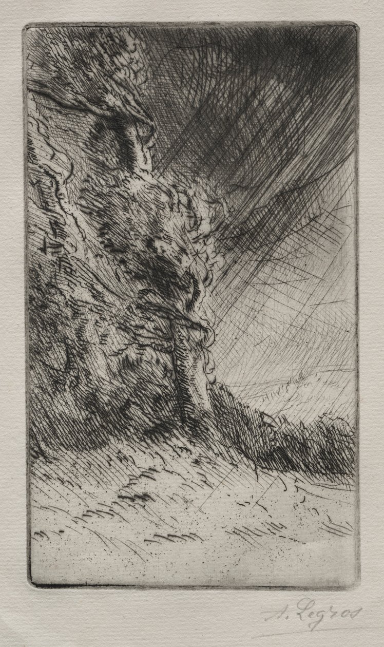 Et vindkast. av Alphonse Legros