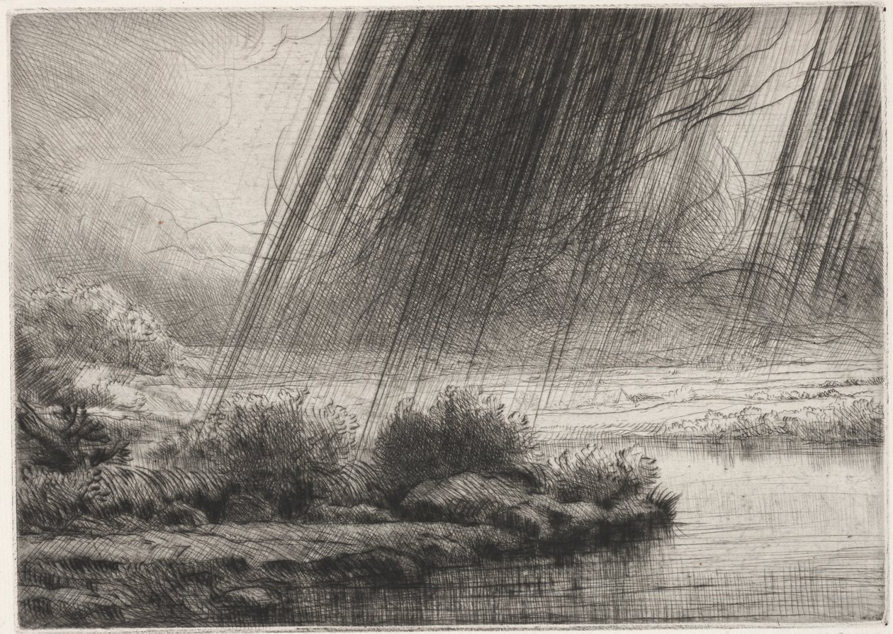 En storm av Alphonse Legros