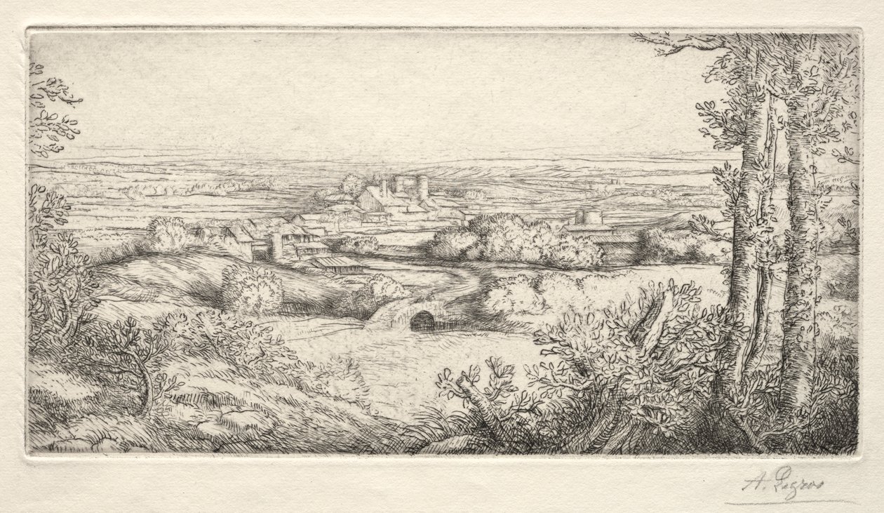 En dal i Burgund av Alphonse Legros