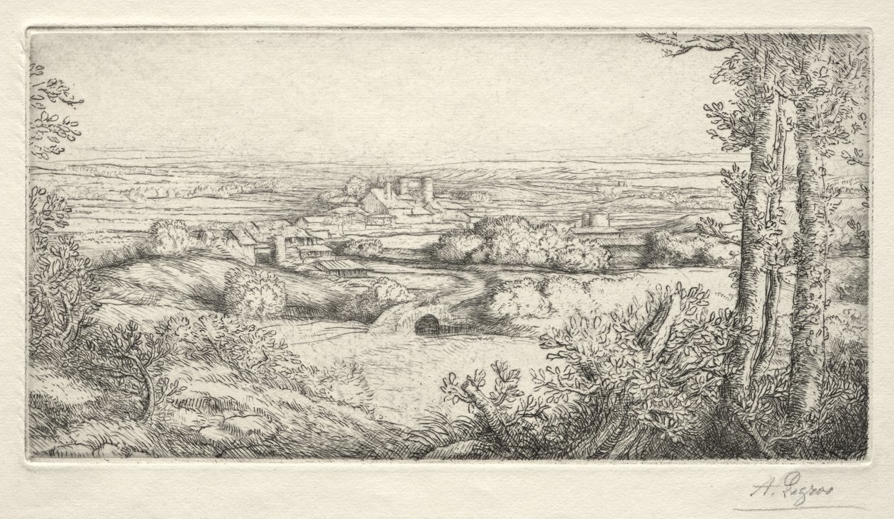 En dal i Burgund av Alphonse Legros
