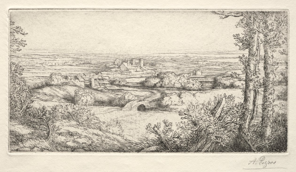 En dal i Burgund En dal i Burgund. av Alphonse Legros