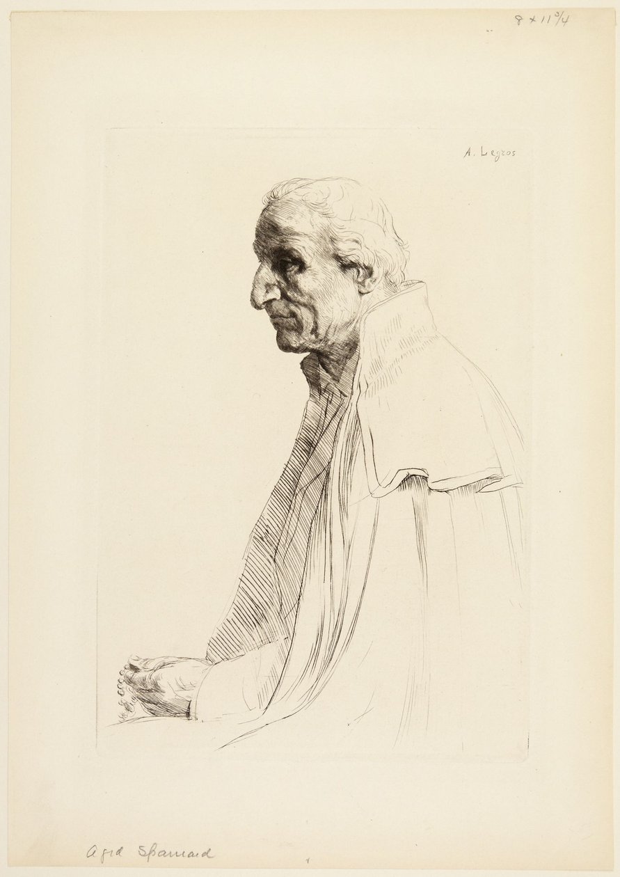 Eldre spanjol av Alphonse Legros