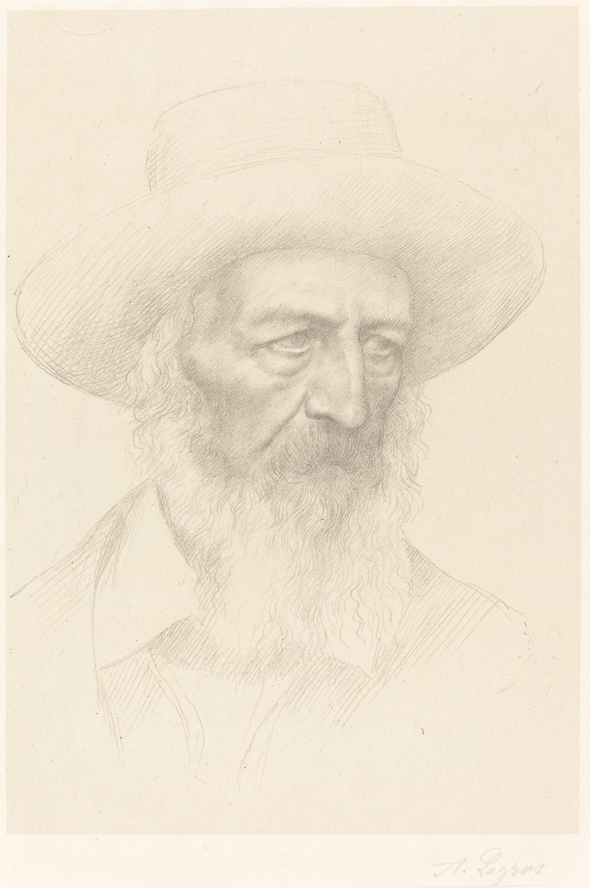 Alfred, Lord Tennyson av Alphonse Legros