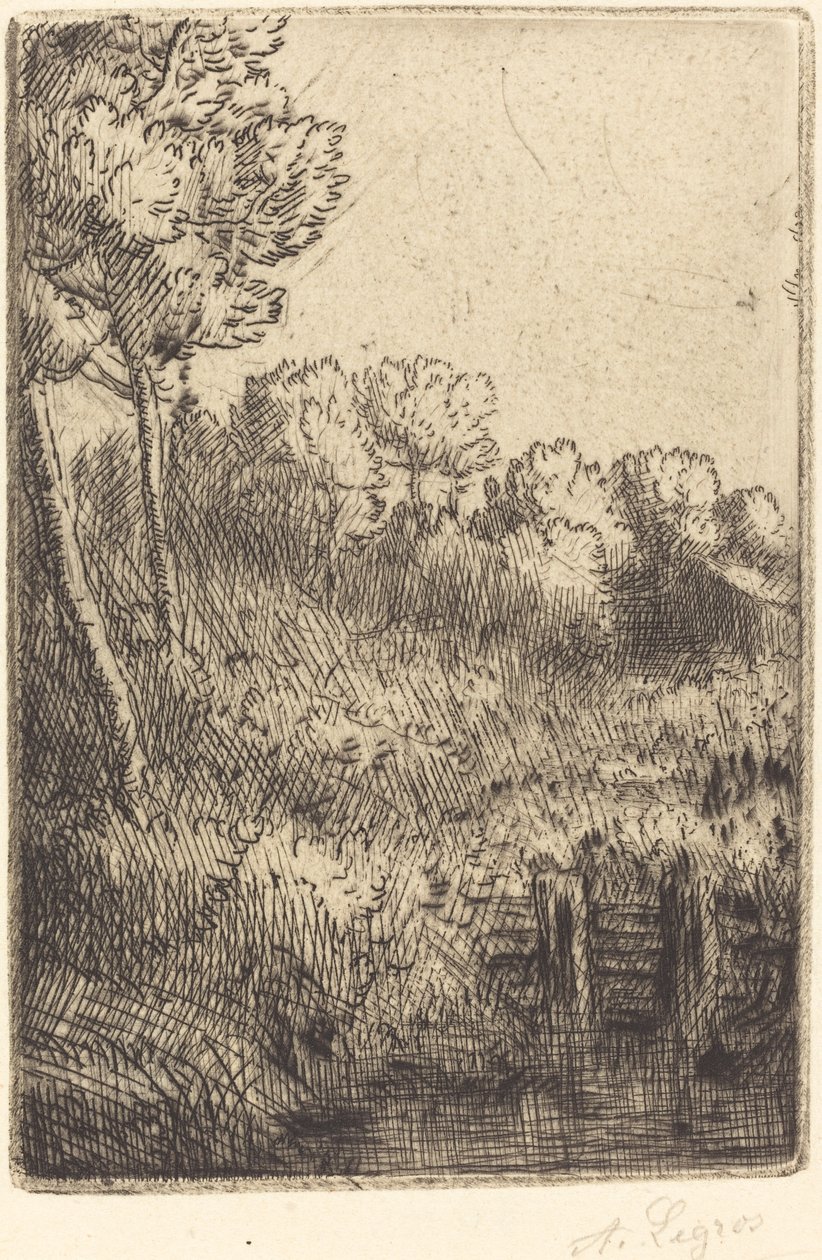 Langs Marne På Marne. av Alphonse Legros