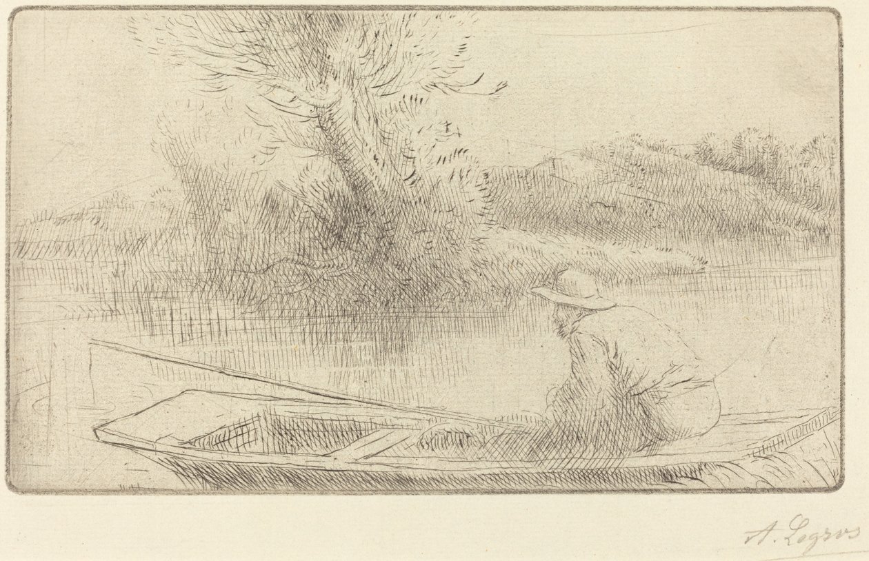 Langs Themsen På Themsen. av Alphonse Legros