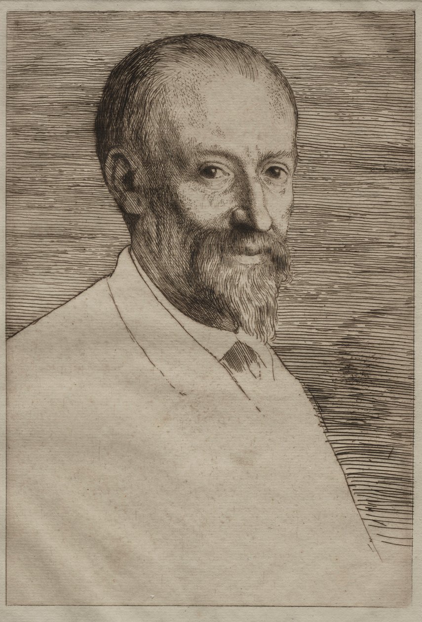 Auguste Poulet-Malassis. av Alphonse Legros
