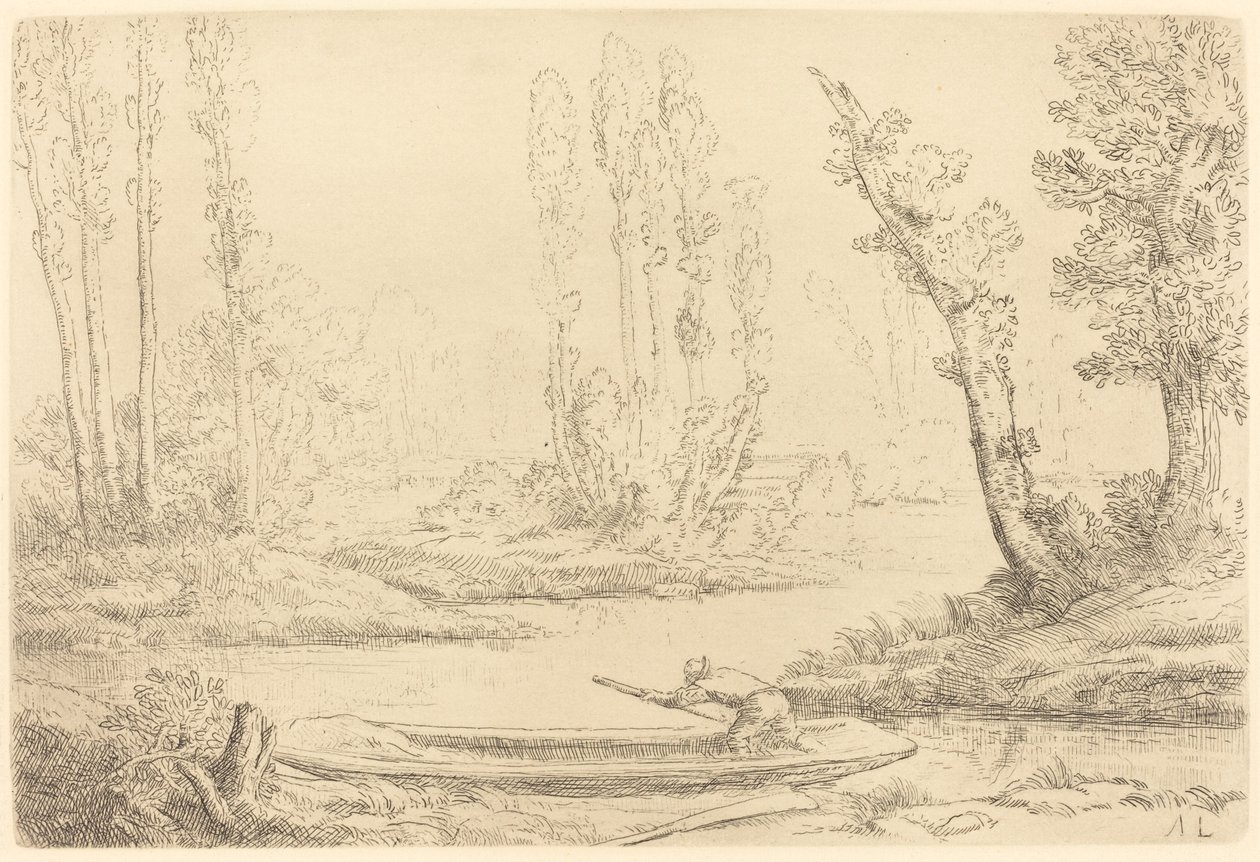 Banks of the Somme nær Amiens Banks of the Somme nær Amiens. av Alphonse Legros