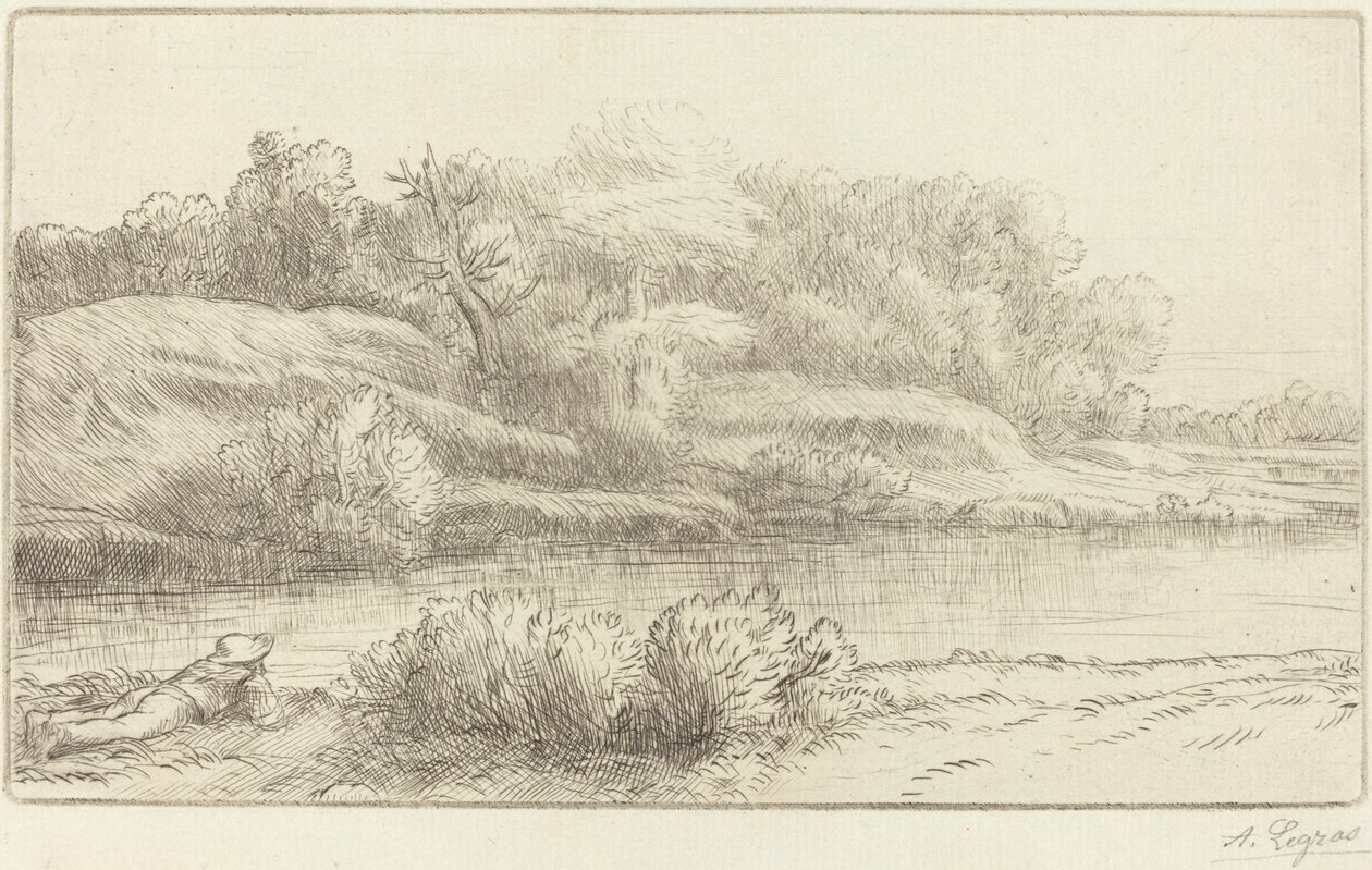 Venellebredden av Alphonse Legros
