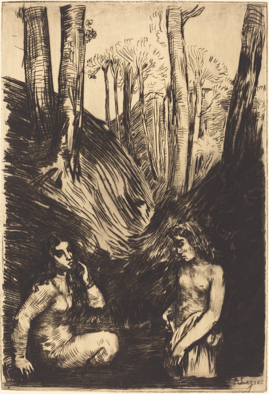 Badegjester Badegjester. av Alphonse Legros