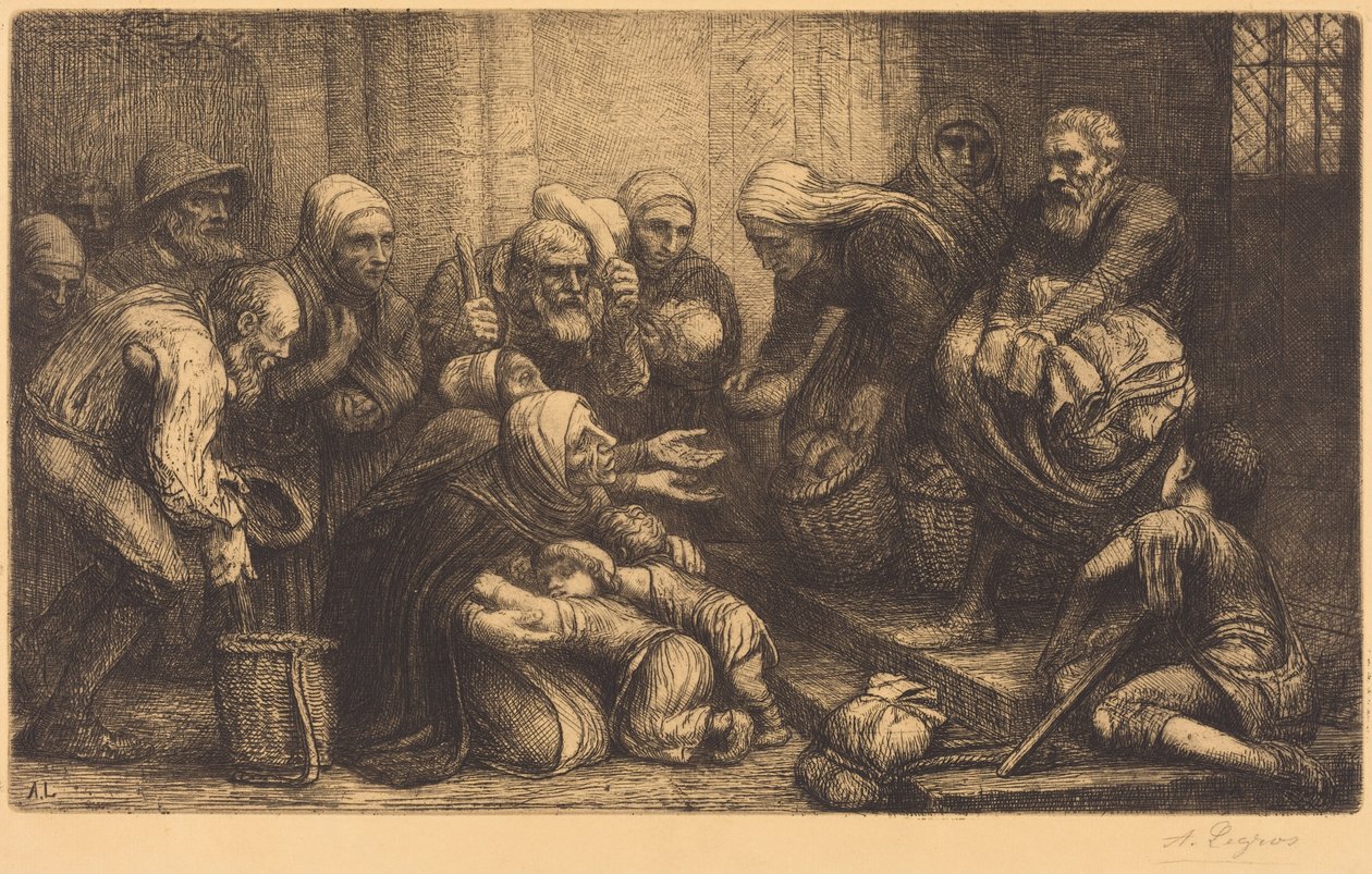 Tiggere fra Brussel (Tiggerne fra Brugge) av Alphonse Legros