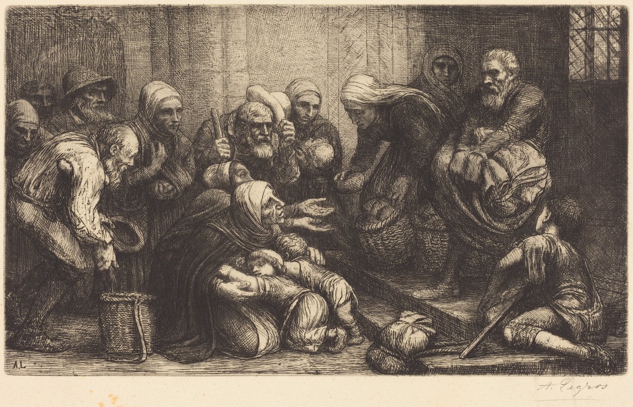 Tiggere fra Brussel (Tiggerne fra Brugge) av Alphonse Legros