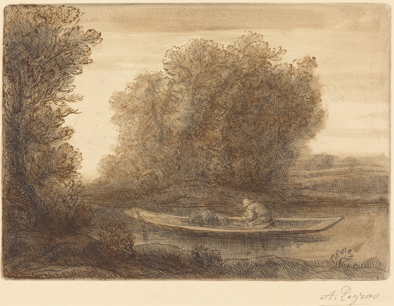 Sving i elven av Alphonse Legros
