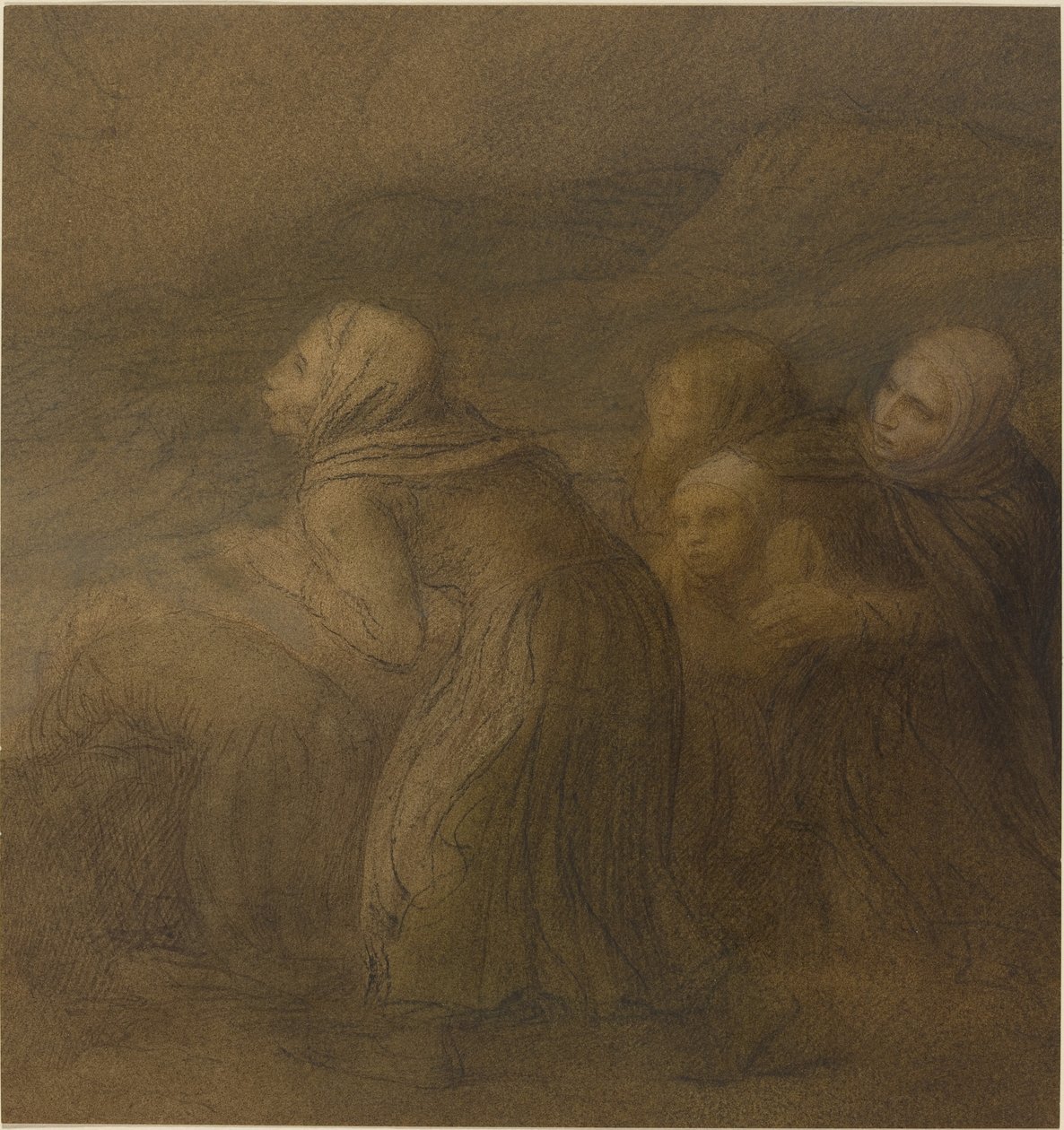 Båt i trøbbel. av Alphonse Legros