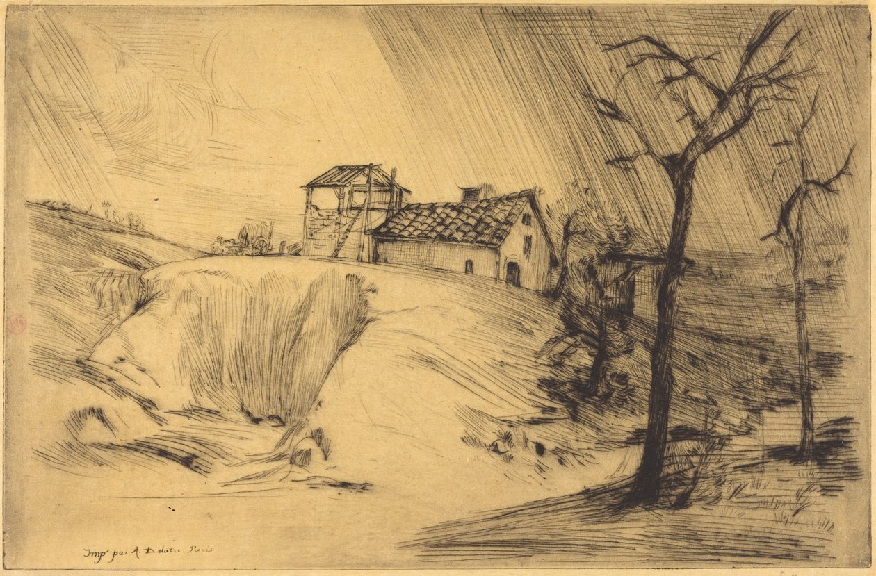 Brick-works (Tefabrikken) av Alphonse Legros