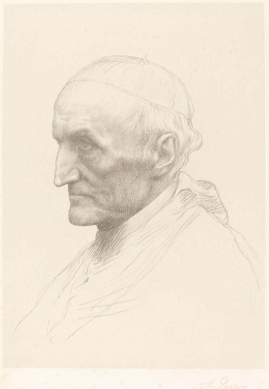 Kardinal Manning, 2. plate av Alphonse Legros