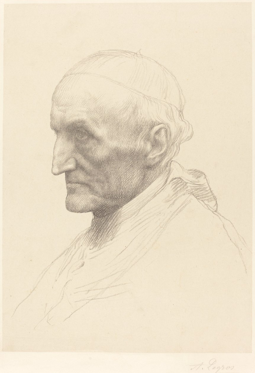 Kardinal Manning, 2. plate av Alphonse Legros