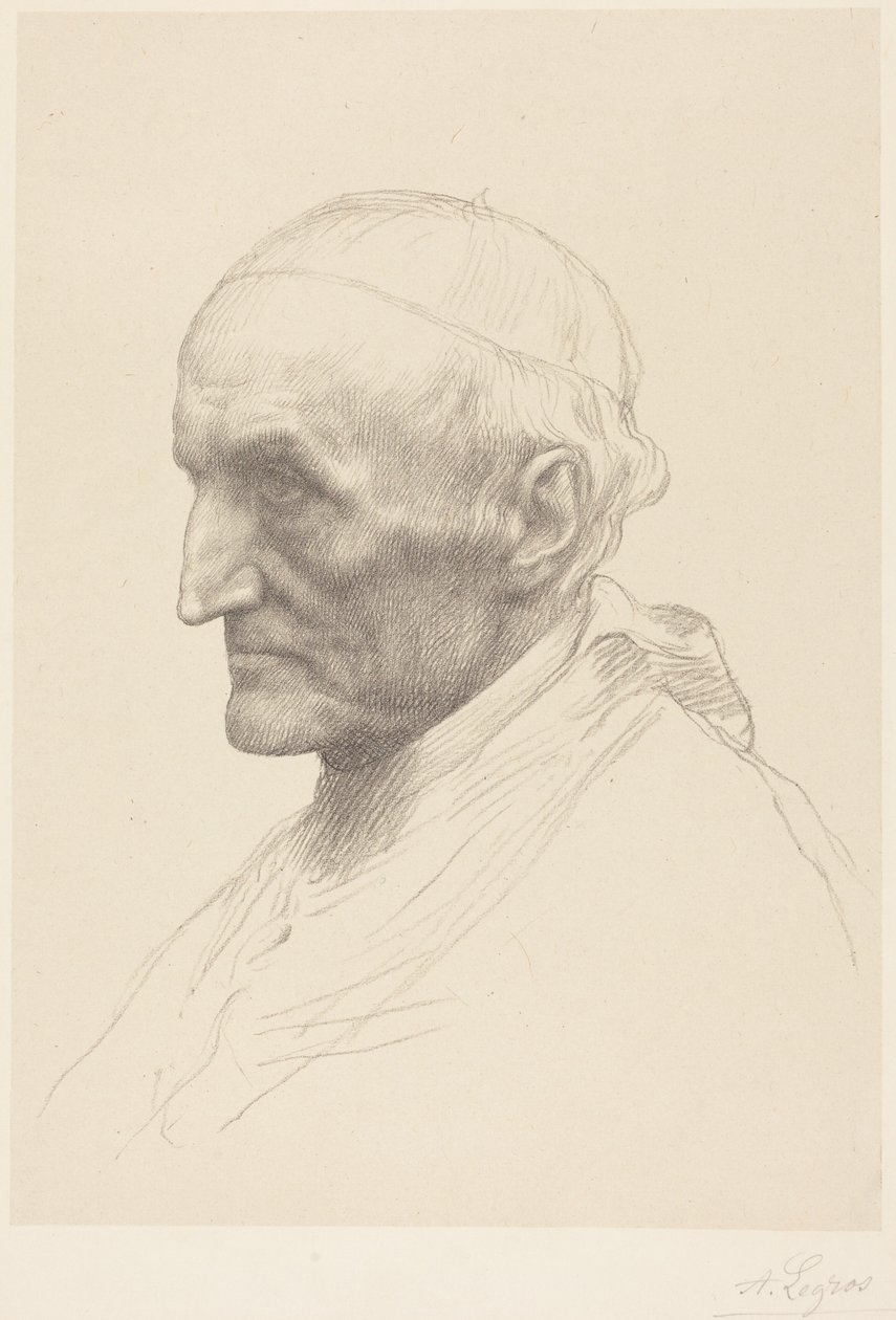 Kardinal Manning, 2. plate av Alphonse Legros