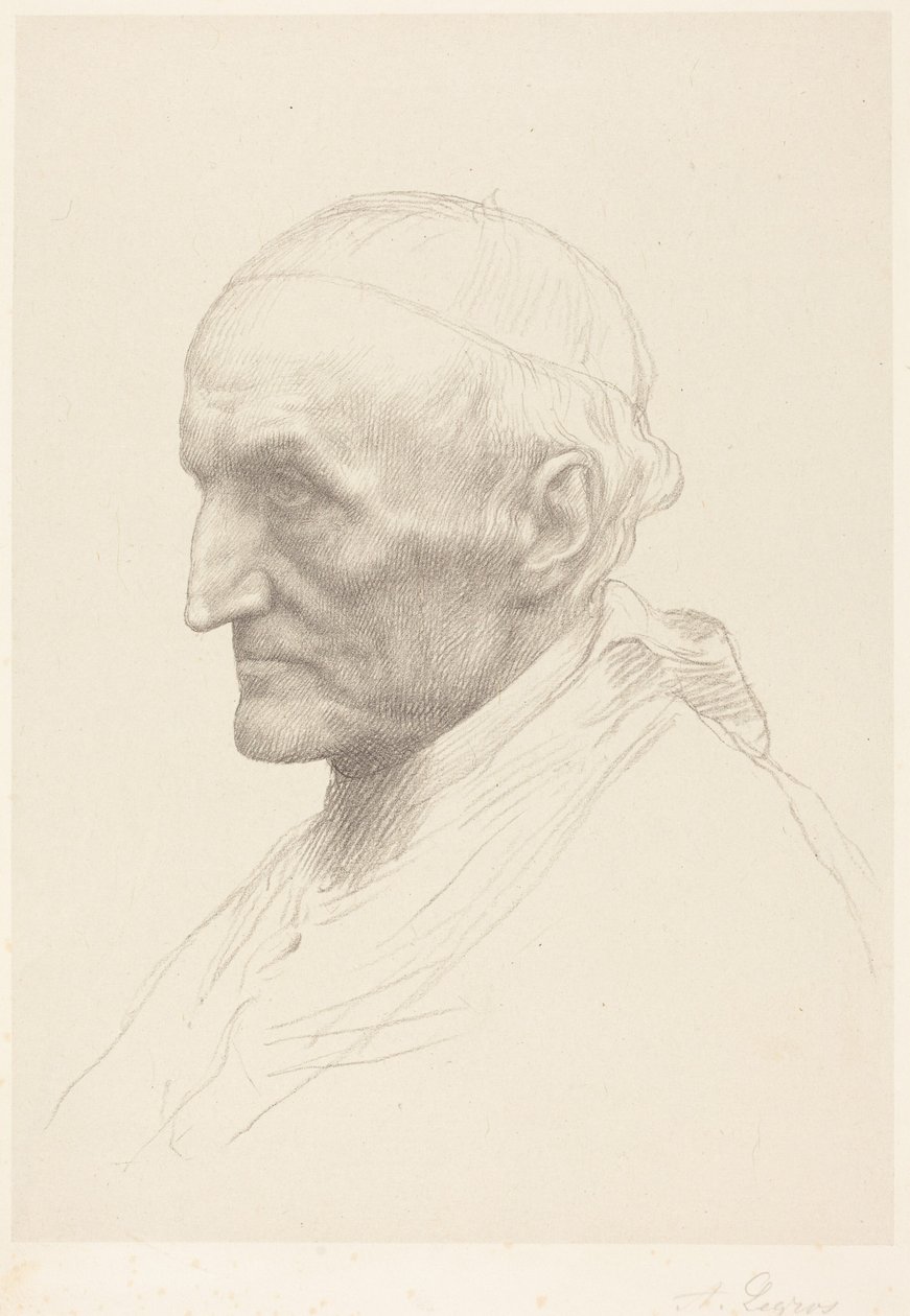 Kardinal Manning, 2. plate av Alphonse Legros