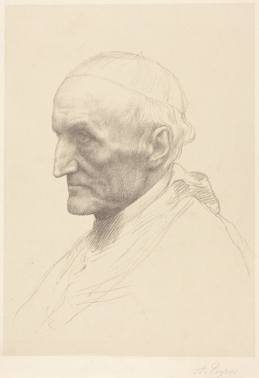 Kardinal Manning, 2. plate av Alphonse Legros