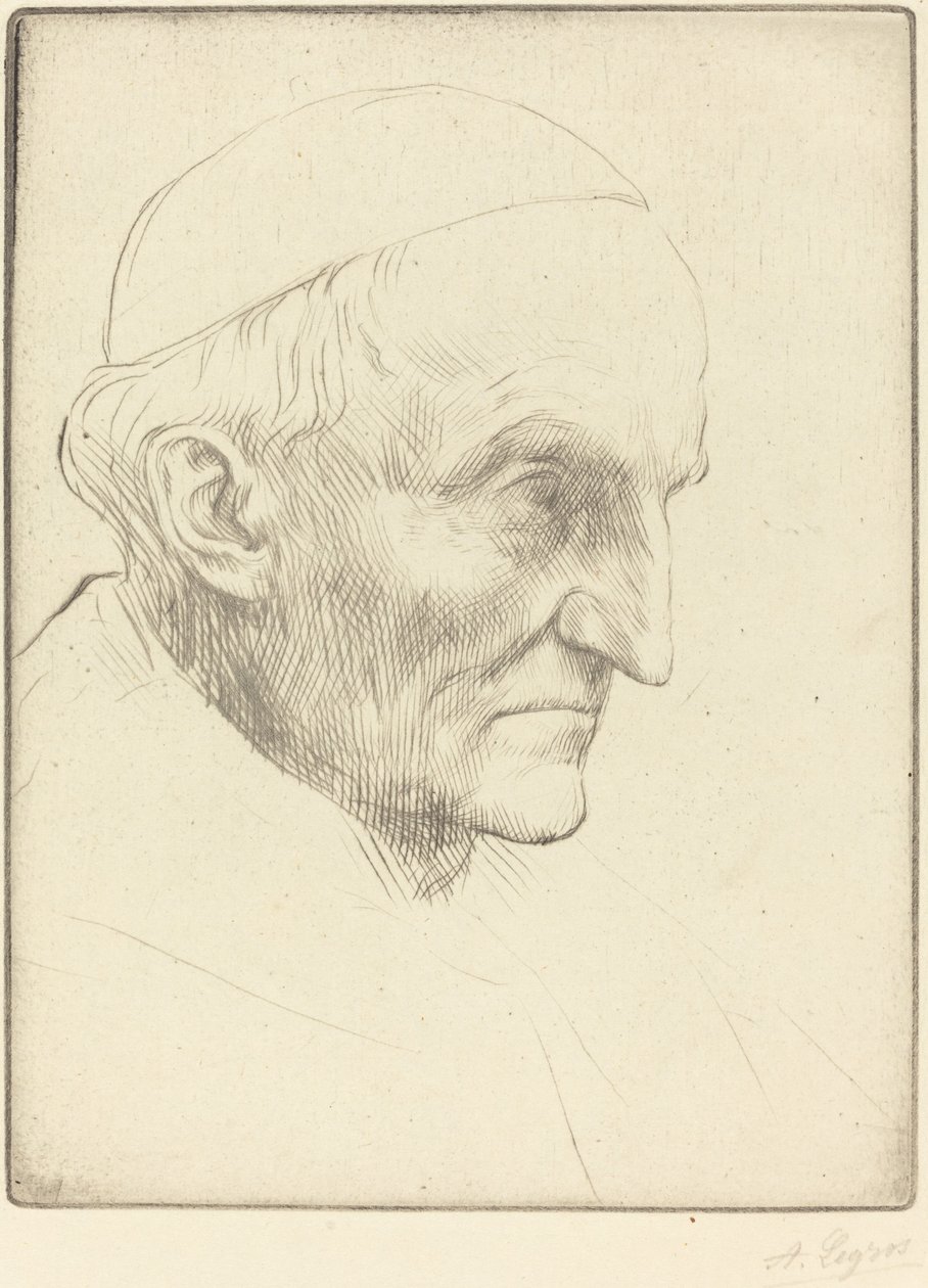Kardinal Manning, 3. plate av Alphonse Legros